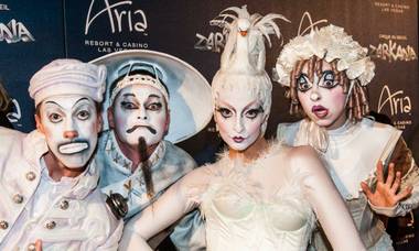 The red carpet grand opening of Cirque du Soleil’s “Zarkana” at Aria on Friday, Nov. 9, 2012.